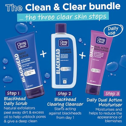 Clean & Clear Dual Action Moisturiser, 100ml