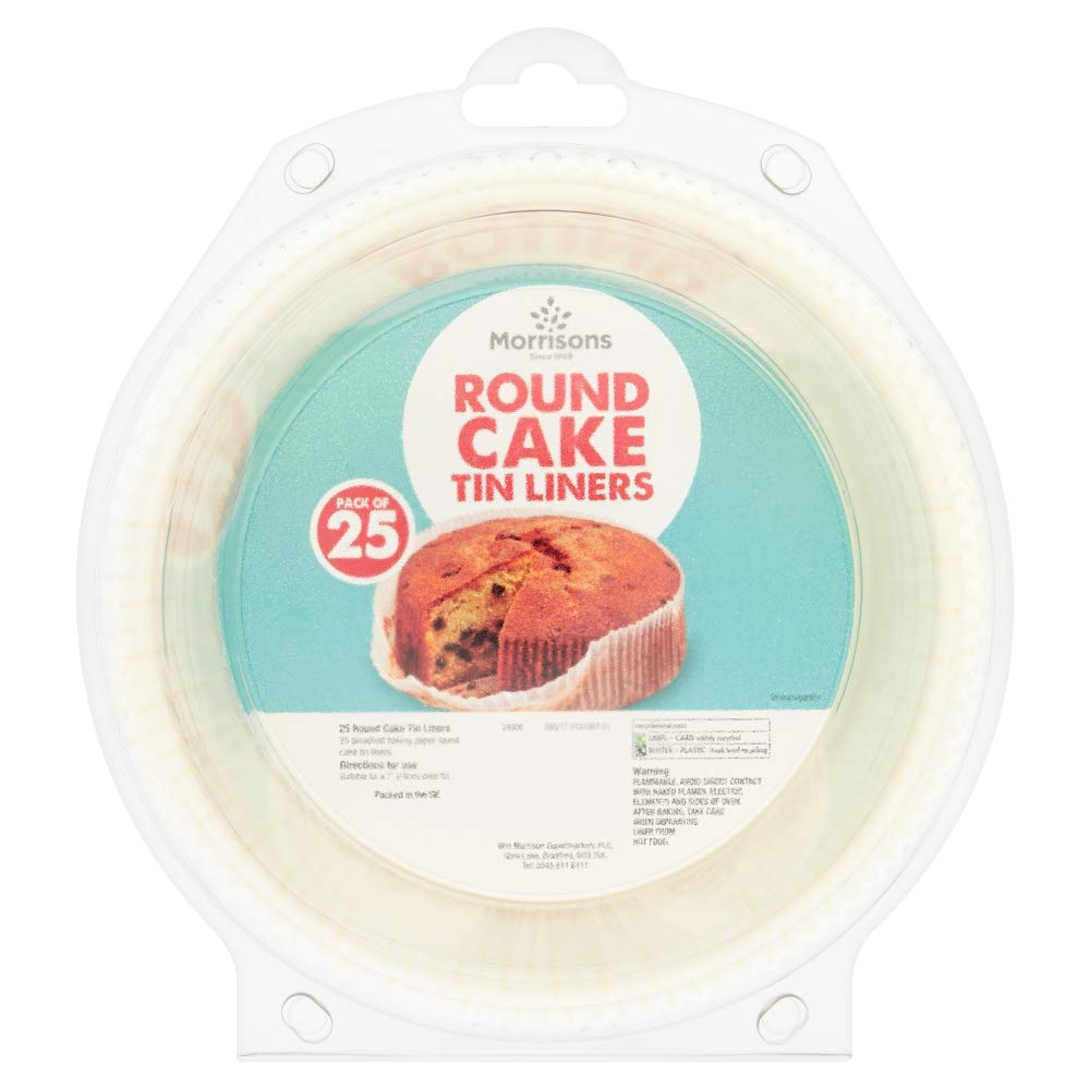 Morrisons Victoria Cake Liner, Pack of 4, 25-Count