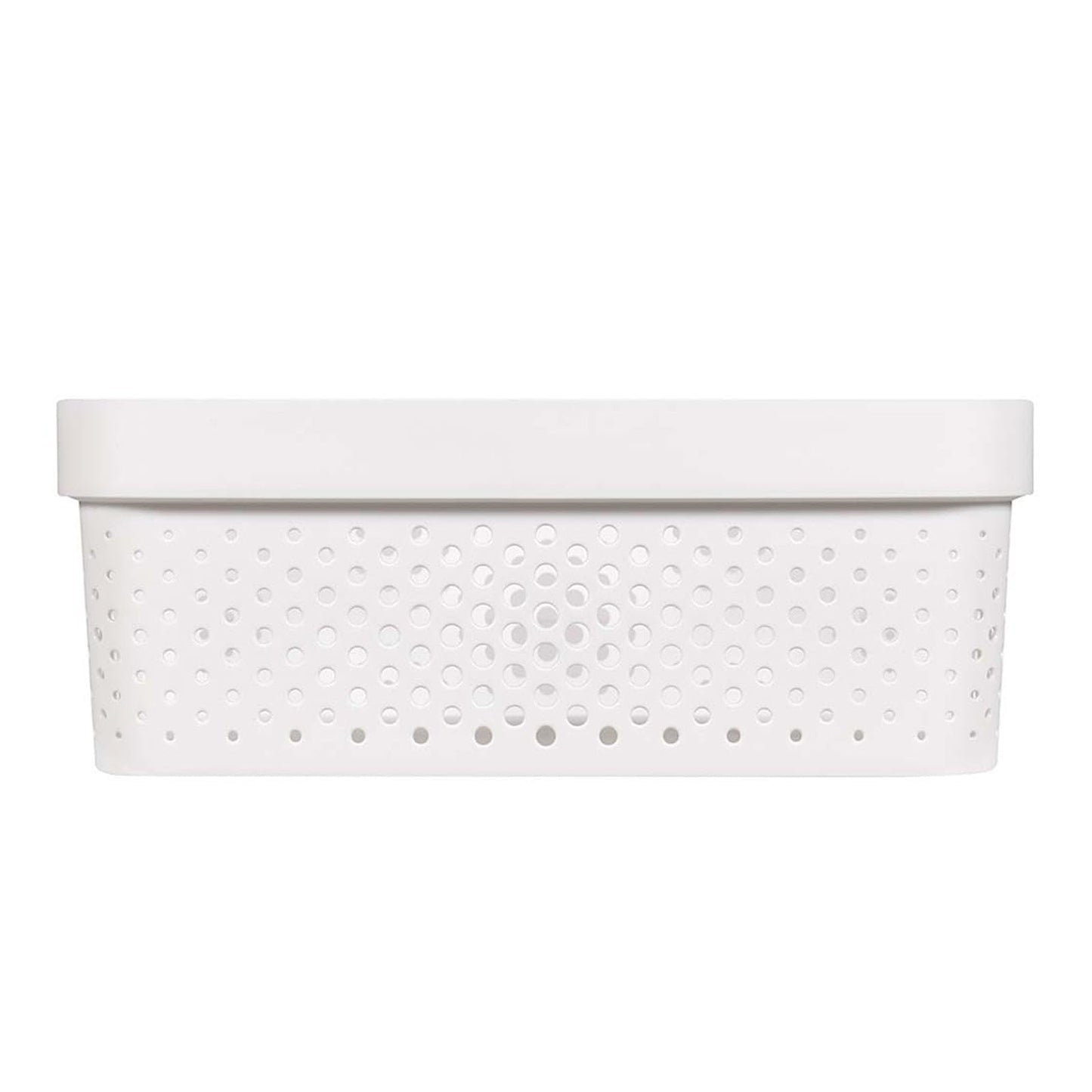CURVER Infinity Tray 4.5 L Dots Recycled Plastic Pink Crates, PP, Pink, S