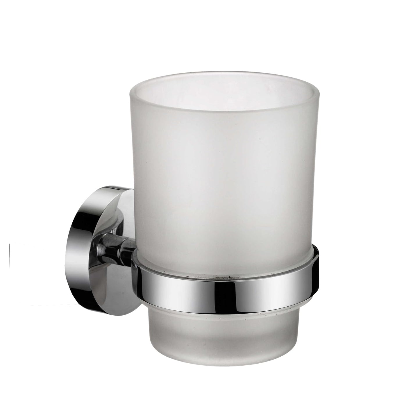 iBathUK Modern Chrome Toothbrush Holder Wall Mounted Tumbler Bathroom Accessory ACC107