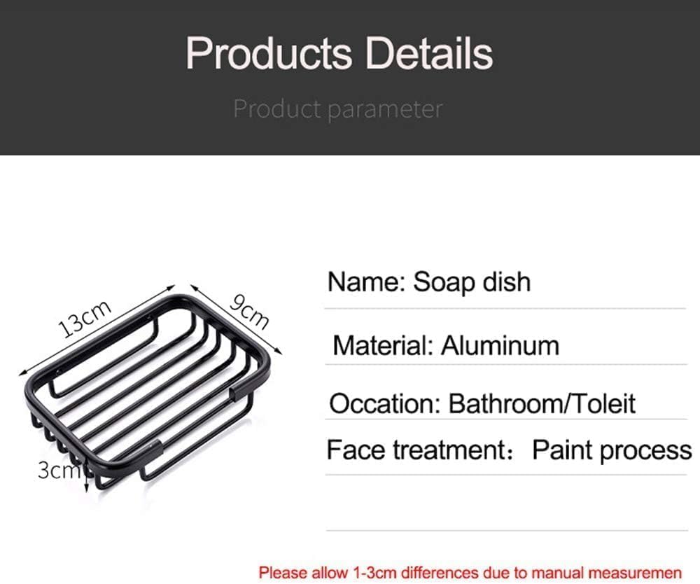 Gold Bar Soap Holder for Shower Wall,Stainless Steel Adhesive Soap Dish for Bathroom,Drill Free Soap Holder Storage Rack Soap Dishes for Home Kitchen