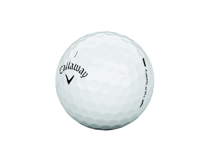 Callaway Golf Hex Soft Golf Balls 2019, White, Two Dozen