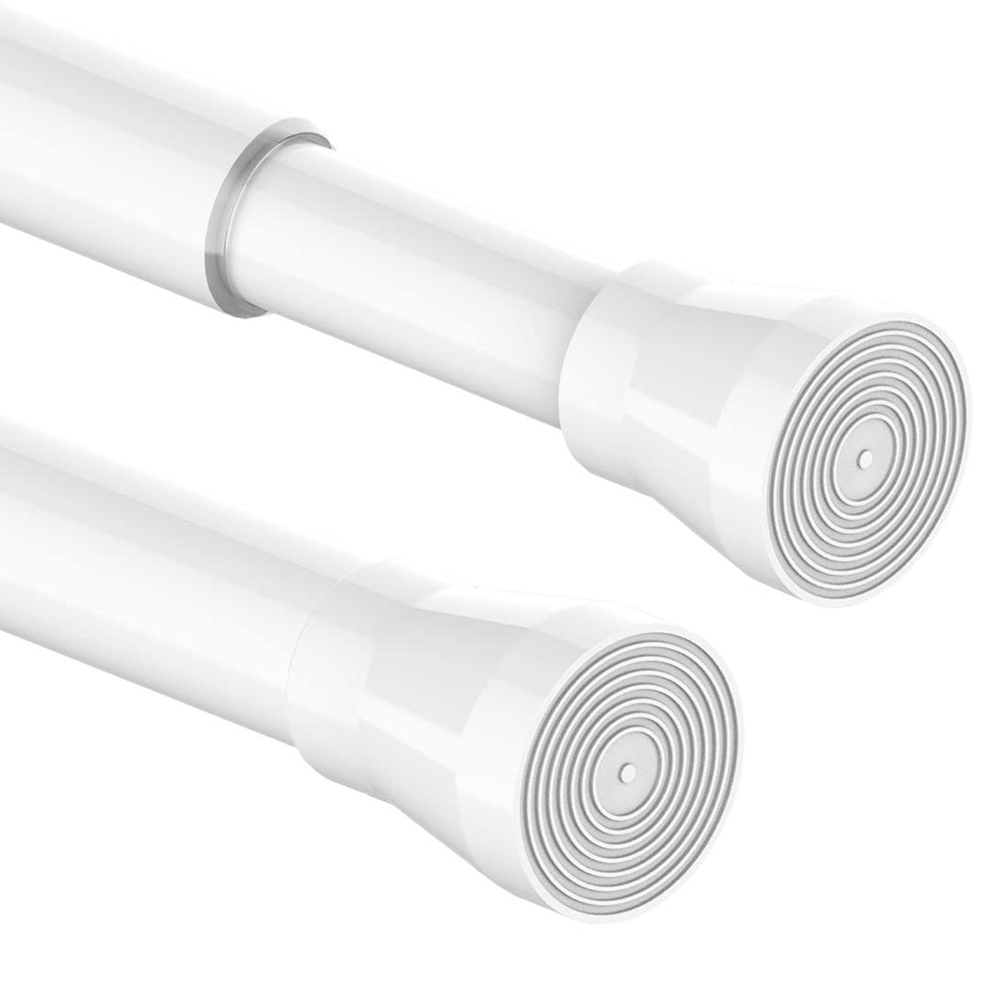 1Pc Extendable Shower Curtain Tension Rod No Drilling Telescopic Cupboard Bar Adjustable Room Divider Curtain Rod for Bookshelf