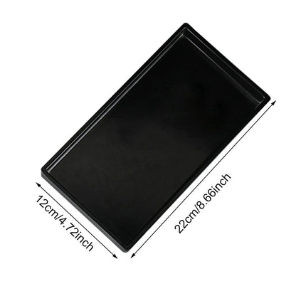 Anwangda Rectangle Vanity Tray, Anti-Slip Plastic Cosmetic Jewellery Accessory Storage Trays