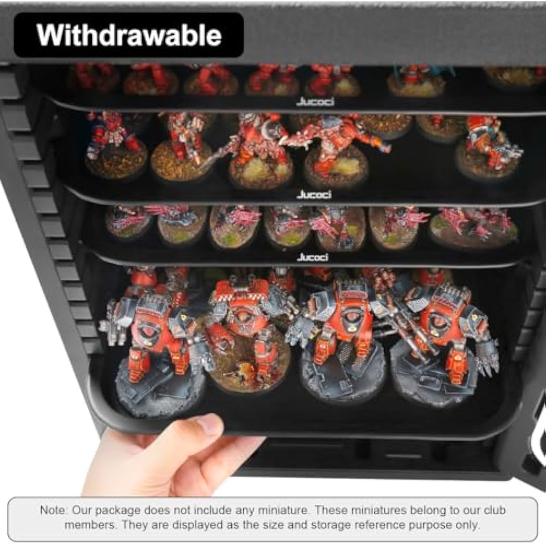 Jucoci Miniatures Storage Case Miniatures Transport Case (Medium Size)