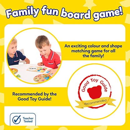 Orchard Toys Pizza, Pizza! Game, Educational Board Game for Preschoolers and Children Age 3-7, Shape and Colour Game, Educational Game Toy