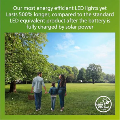 Philips LED Arbour Ultra Efficient Outdoor Post Light [Anthracite - 1x3.8W] 3000K White. for Home, Garden, Patio Lighting for Energy Saving.