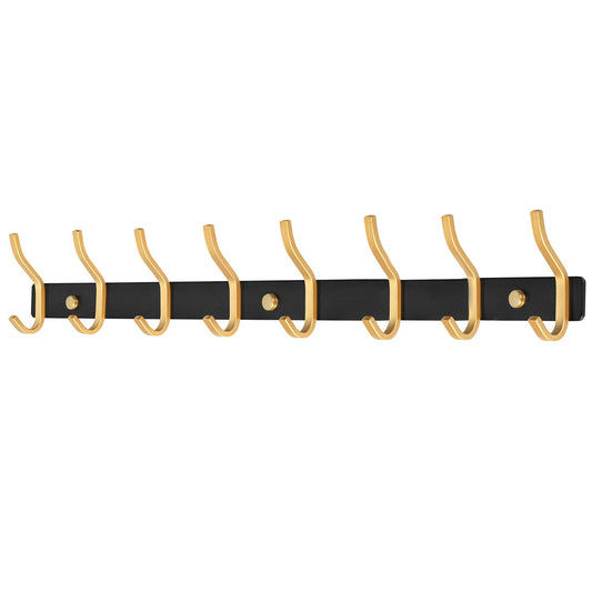 MEIJO Coat Hooks Wall Mounted, Coat Rack Wall Mounted Stainless Steel Heavy Duty Wall Hook, Coat Hooks for Door, Bedroom, Bathroom