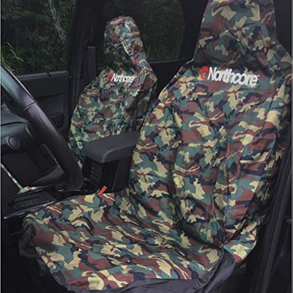 Northcore Surfing and Watersports Accessories - Water Resistant Car Seat Cover CAMO - Tough material that's going to last