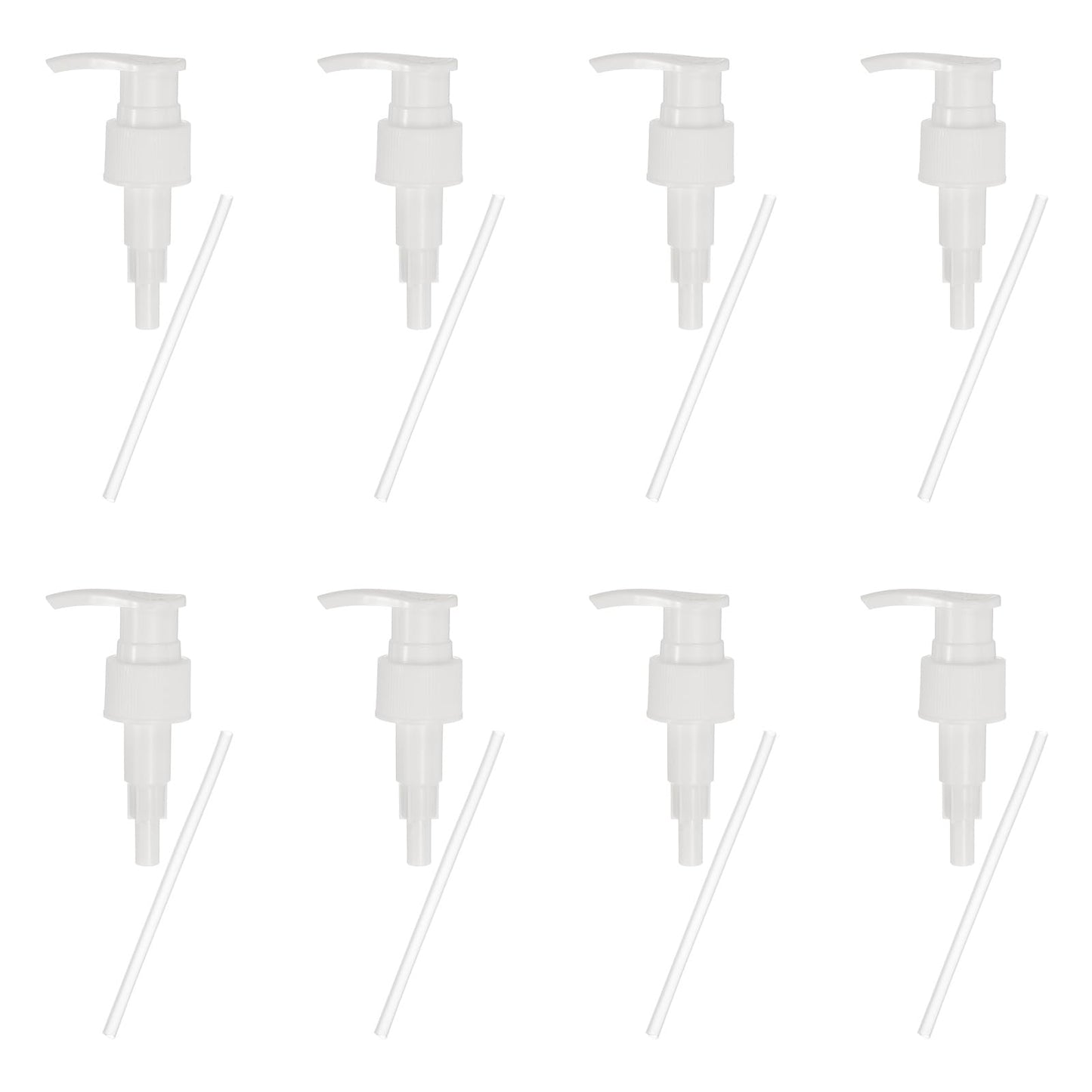 sourcing map 8 Pcs Soap Dispenser Pump Heads Soap Dispensers Top Pumps Replacement Switch Pumphead for Standard 24/410 Neck Size Lotion Shampoo