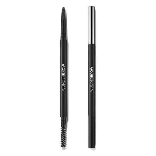 WUNDERBROW Micro-Sculpt Refillable Brow Pencil, Vegan & Cruelty Free Eyebrow Pencil (Brunette)