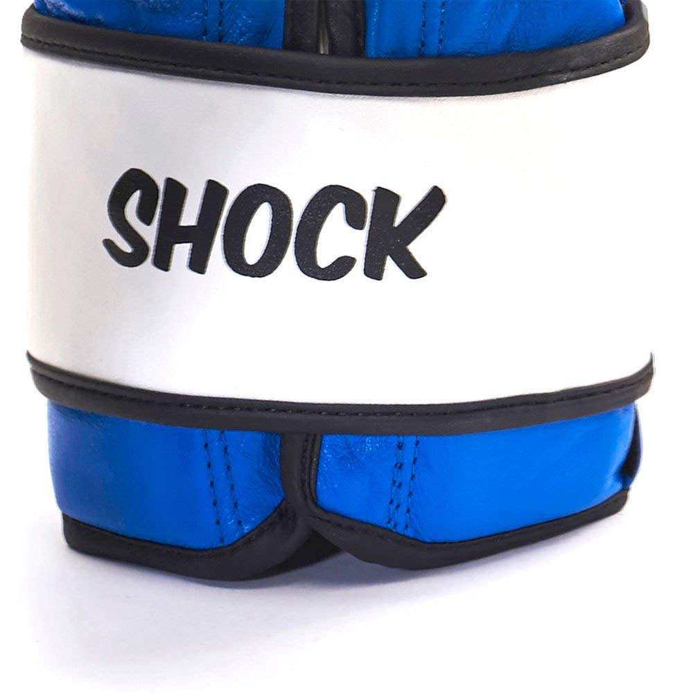 LEONE 1947, Shock Boxing Gloves, Unisex Adult, Blue, 12 OZ, GN047