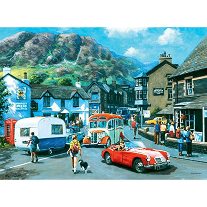 Ravensburger Happy Days Collection No.1 Look North 4x 500 Piece Jigsaw Puzzle for Adults and Kids Age 10 Years Up