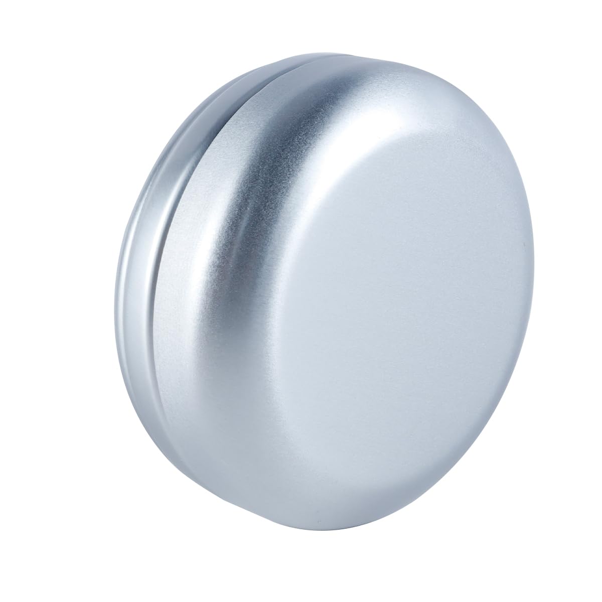Enwye 4pcs Round Aluminum Soap Container Lightweight Travel Soap Dish with Drain for Bathroom & Portable Use