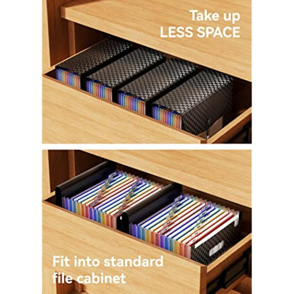 ABC life Expanding File Organisers with Grid Pattern,13 Pockets Filling Boxes Document Organiser, Accordion A4 Desk Folders Expandable, Portable Files Wallets Plastic Documents Bills Storage Box
