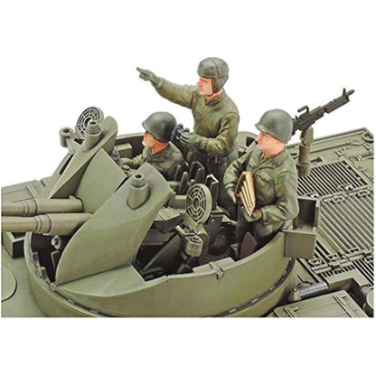 TAMIYA 300035161 Military 1:35 US Flak Tank M42 Duster, Faithful Replica, Model Building, Plastic Kit, Crafts, Hobby, Gluing, Plastic Kit, Assembly, Unpainted