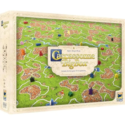 Z-Man Games Carcassonne Big Box (2022) | Board Game | Ages 7+ | 2-6 Players | 35 Minutes Playing Time, Multicoloured, (ZMGZH010)