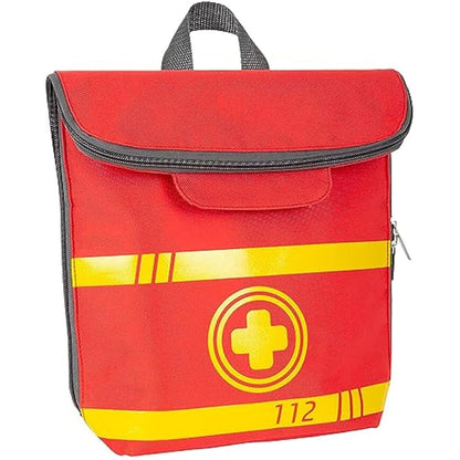 small foot 11917 Emergency Doctor's Backpack with defibrillator, otoscope, fabric mask & much more, for ages 3+ years