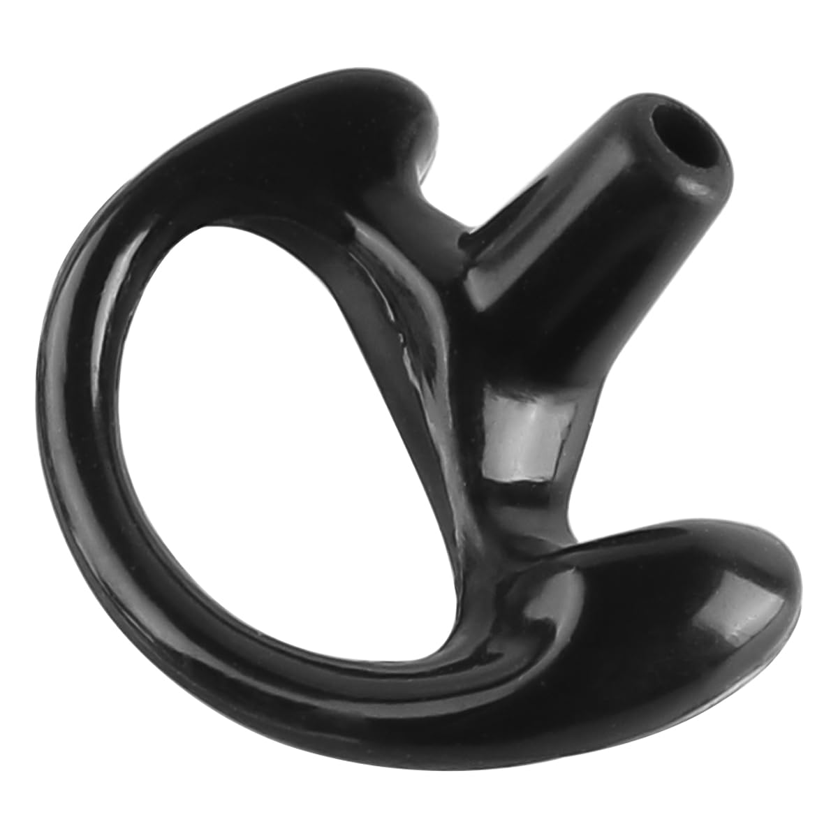 Namvo 3 Pairs Soft Earmould Earpiece Earbud Air Acoustic Headset Earplug for Walkie Talkie Coil Tube Audio Kits in Black Medium Size