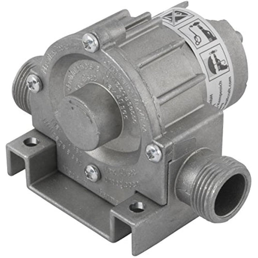 wolfcraft Pump with Metal Casing (3000 l/h) I 2200000 I for Pumping Liquids with a Power Drill