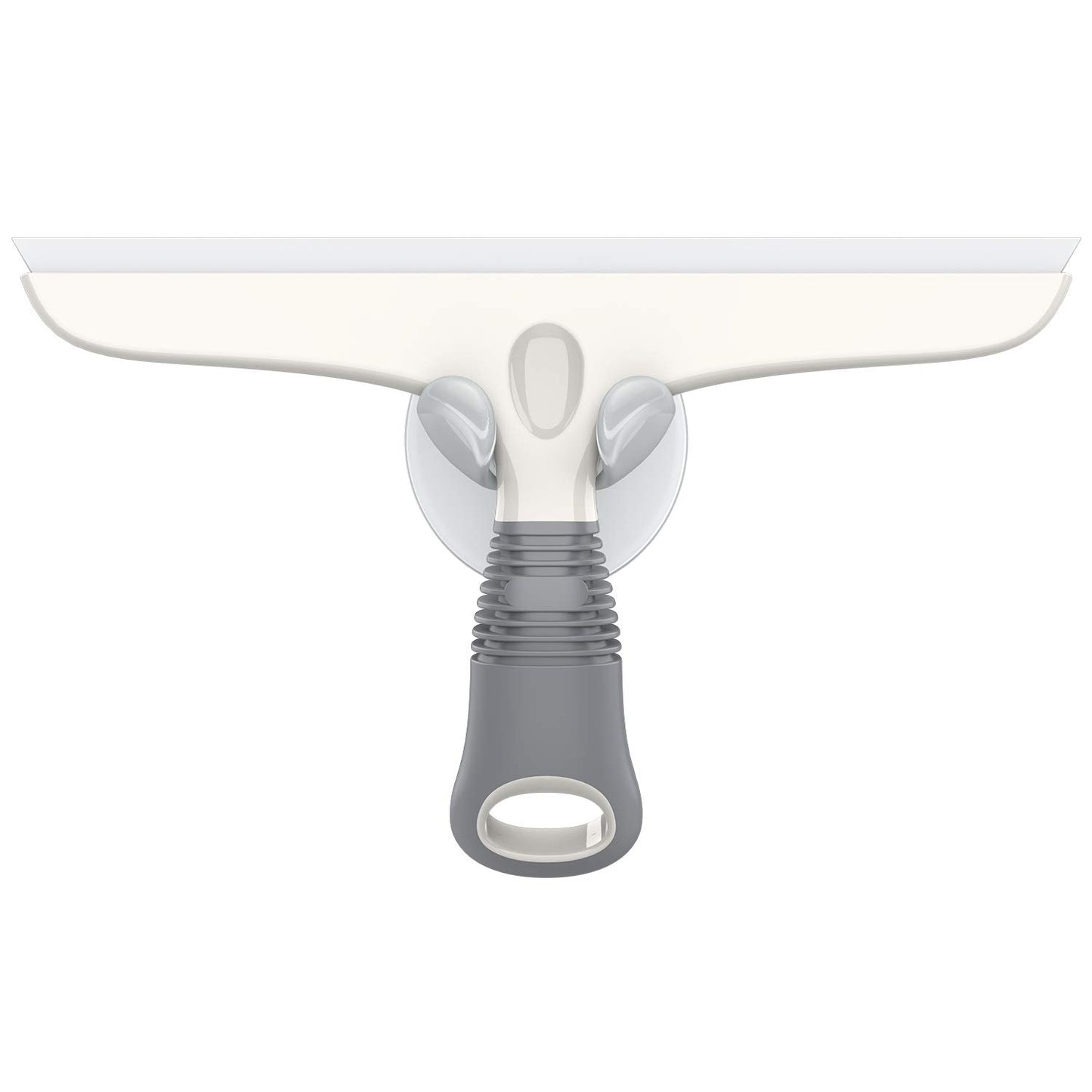 MR.SIGA Silicone Squeegee for Shower Doors, 25 cm/10 inch, White & grey