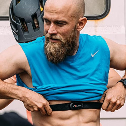 Polar H10 Heart Rate Monitor – ANT Plus, Bluetooth - Waterproof HR Sensor with Chest Strap - Built-in memory, Software updates