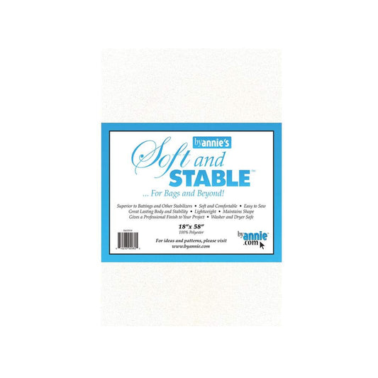 By Annie ByAnnie's Soft and Stable-White 18 x 58-inch, Other, Multicoloured, 2.54 x 38.1 x 21.59 cm