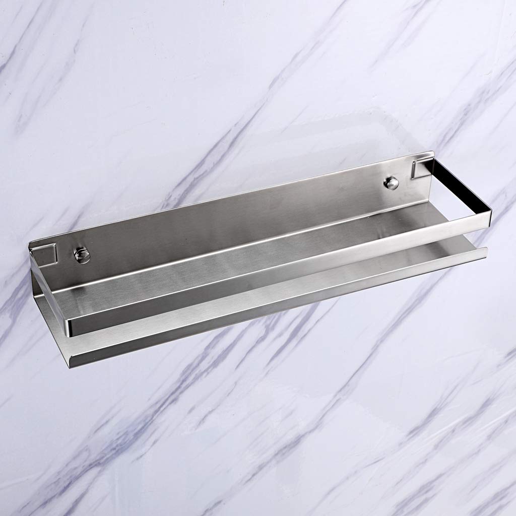 OwnMy Bathroom Shower Shelf Stainless Steel Bath Kitchen Basket Shower Caddy Rack