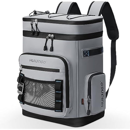 Hulongo Large Waterproof Insulated Cooler Backpack for Men & Women, Leak Proof Cooler Backpack