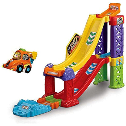 VTech Toot-Toot Drivers 3-in-1 Raceway, Toy Car racing Track for Boys and Girls, Car Tracks for Kids with Lights and Sounds, Musical Toy Race Track for Children Aged 1 to 5 Years, English Version