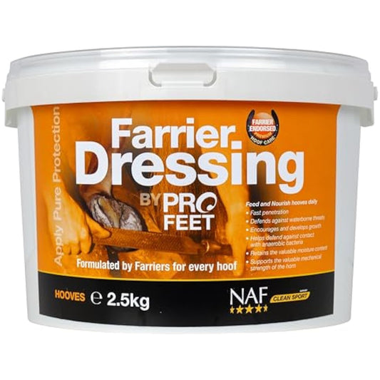 NAF Profeet Farrier Hoof Dressing 2.5kg – Professional Daily Hoof Conditioner – Supports Horn Health, Hydration & Growth – With Natural Oils & Nutrients