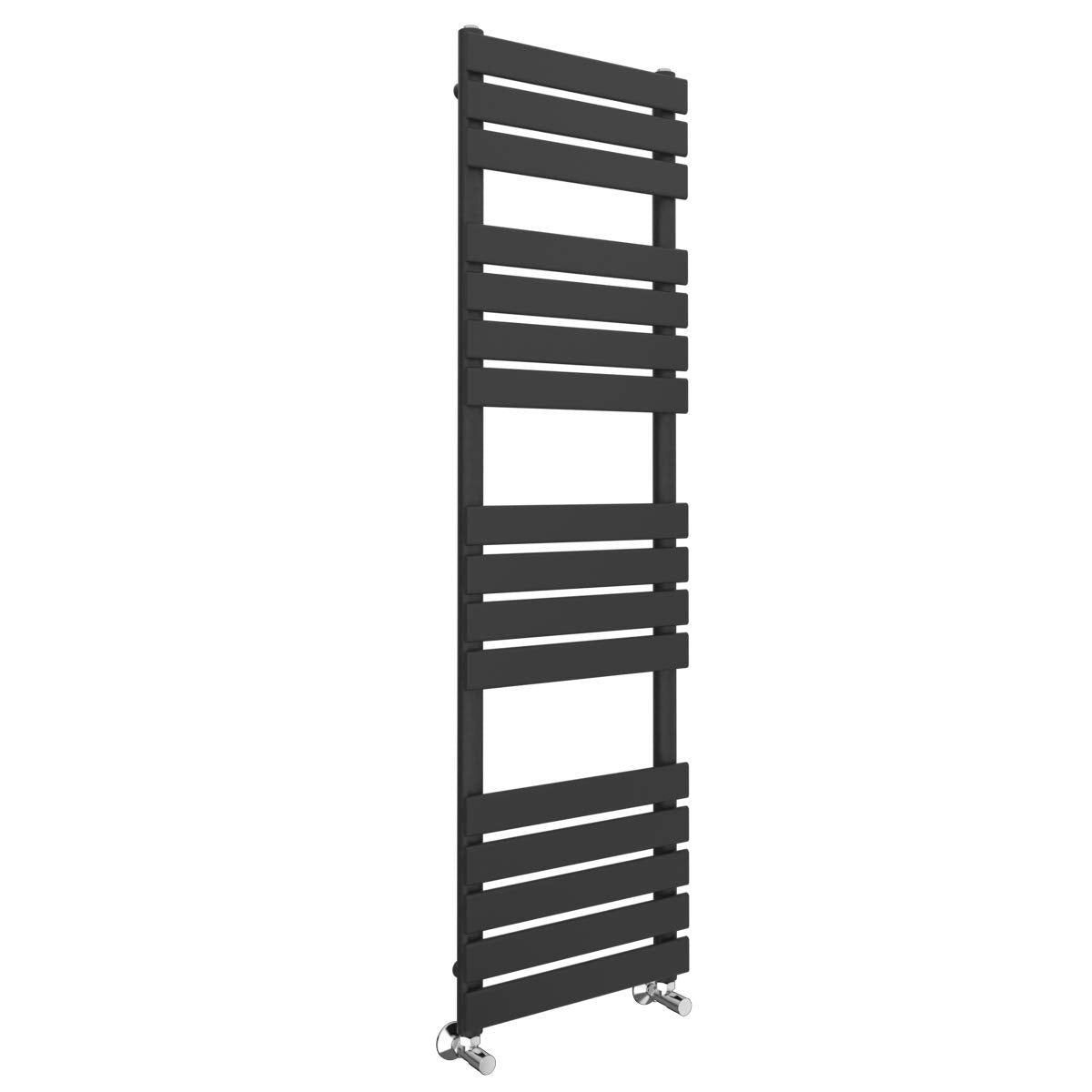 Warmehaus Flat Panel Heated Towel Rail Grey Anthracite Radiator 1600x450mm