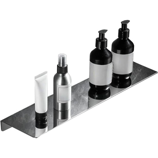 Biutimarden 30CM Self Adhesive Shower Shelf, Wall Mounted SUS304 Stainless Steel Shower Caddy Storage Baskets,No Drilling Rustproof Bathroom