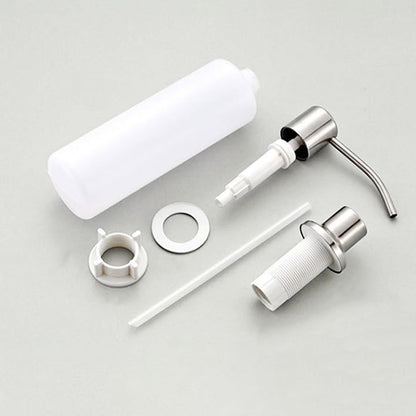 Built in Soap Dispenser for Kitchen Sink, Counter soap Dispenser Refill Countertop Pump Lotion Dispensers for Kitchen Sink300ml