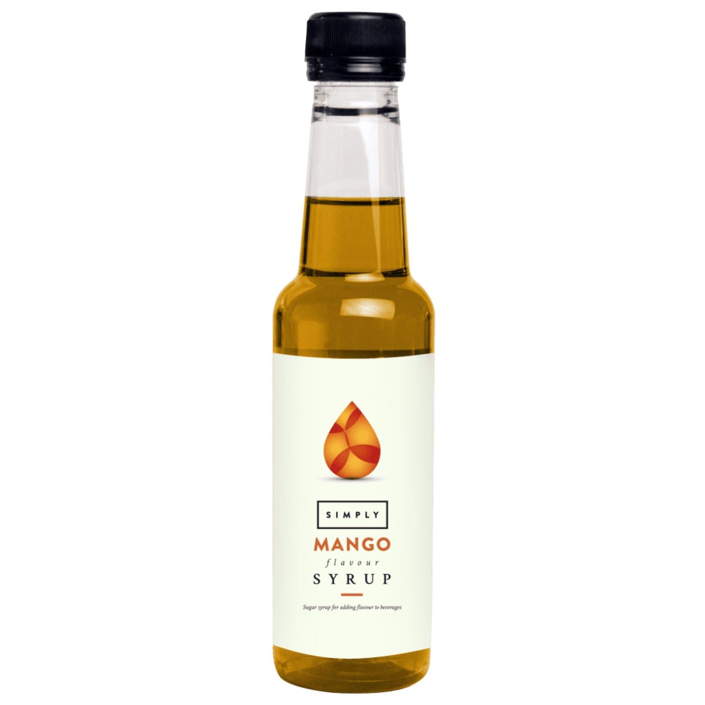 Simply Mango Syrup, Vegan & Nut Free Flavoured Syrup for Coffee, Cocktails & Baking (250ml)
