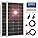 DOKIO 2PC Solar Panel 100W 18V Monocrystalline 200W with 20A Controller