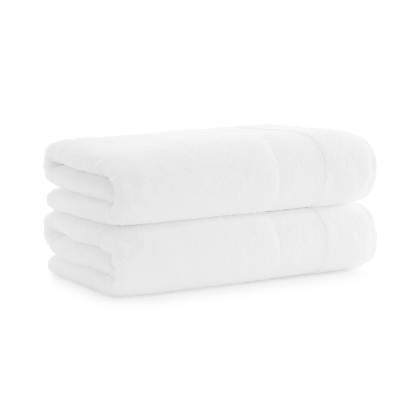 Aston & Arden Turkish Bath Towels - (Set of 2) Ringspun Cotton Thick and Soft Absorbent Luxury Hotel and Spa Bathroom Towel, Heavyweight 600 GSM, 30 x
