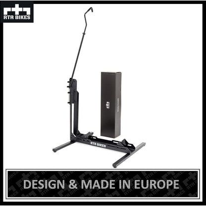 RTR BIKES BRUTUS UP Professional Freestanding Bicycle Stand - Ideal for Your Garage, Home or Bicycle Shop