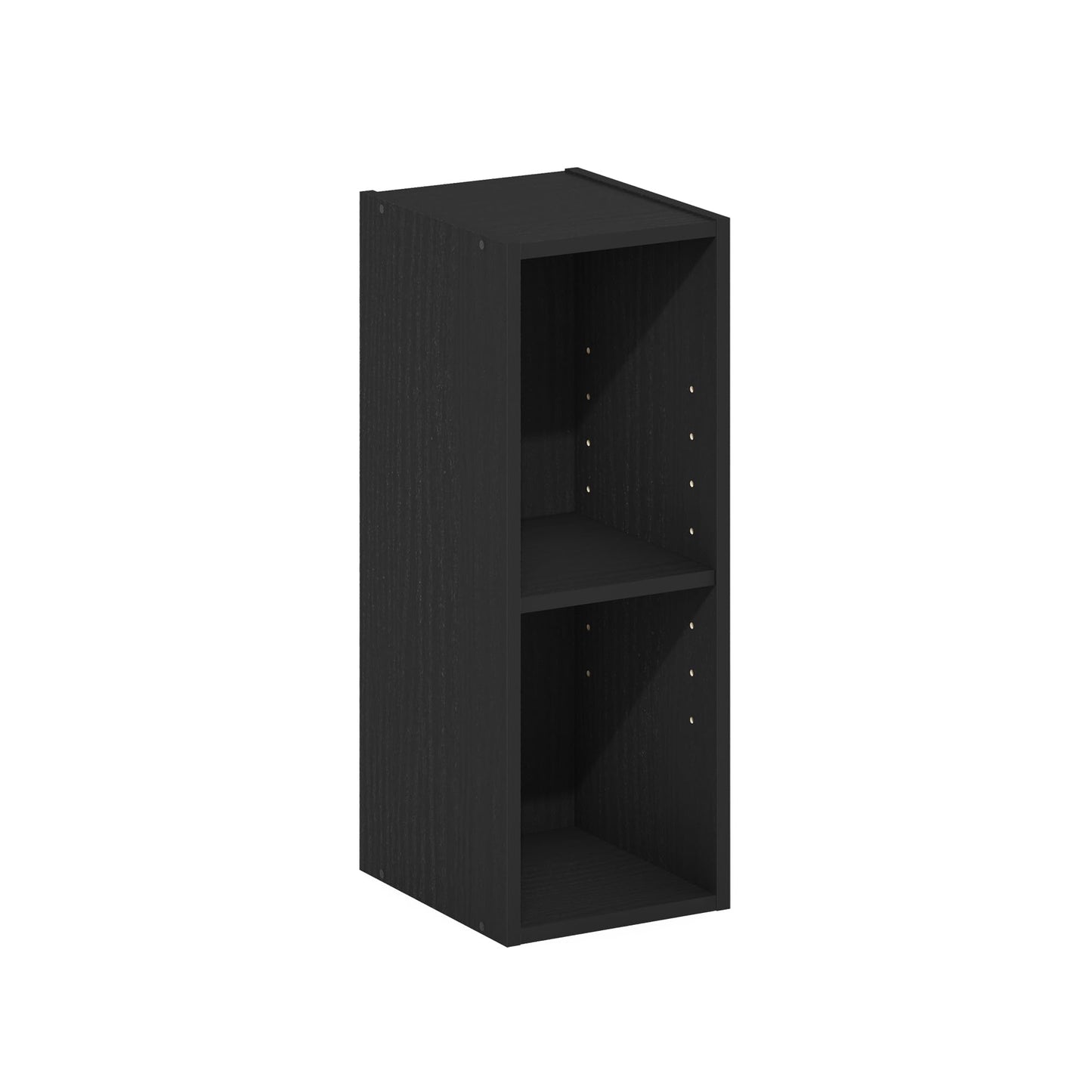 Furinno FULDA Book Shelf, 2-Tier Narrow Bookshelf, Bookcase with 8-In Width Storage Shelf, 9.3 x 7.9 x 21.2, for Living Room, Bedroom, Home Office