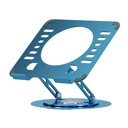 Uwenkjie laptop holder， 360 degree adjustable computer stand, ergonomically designed foldable computer stand, height adjustable