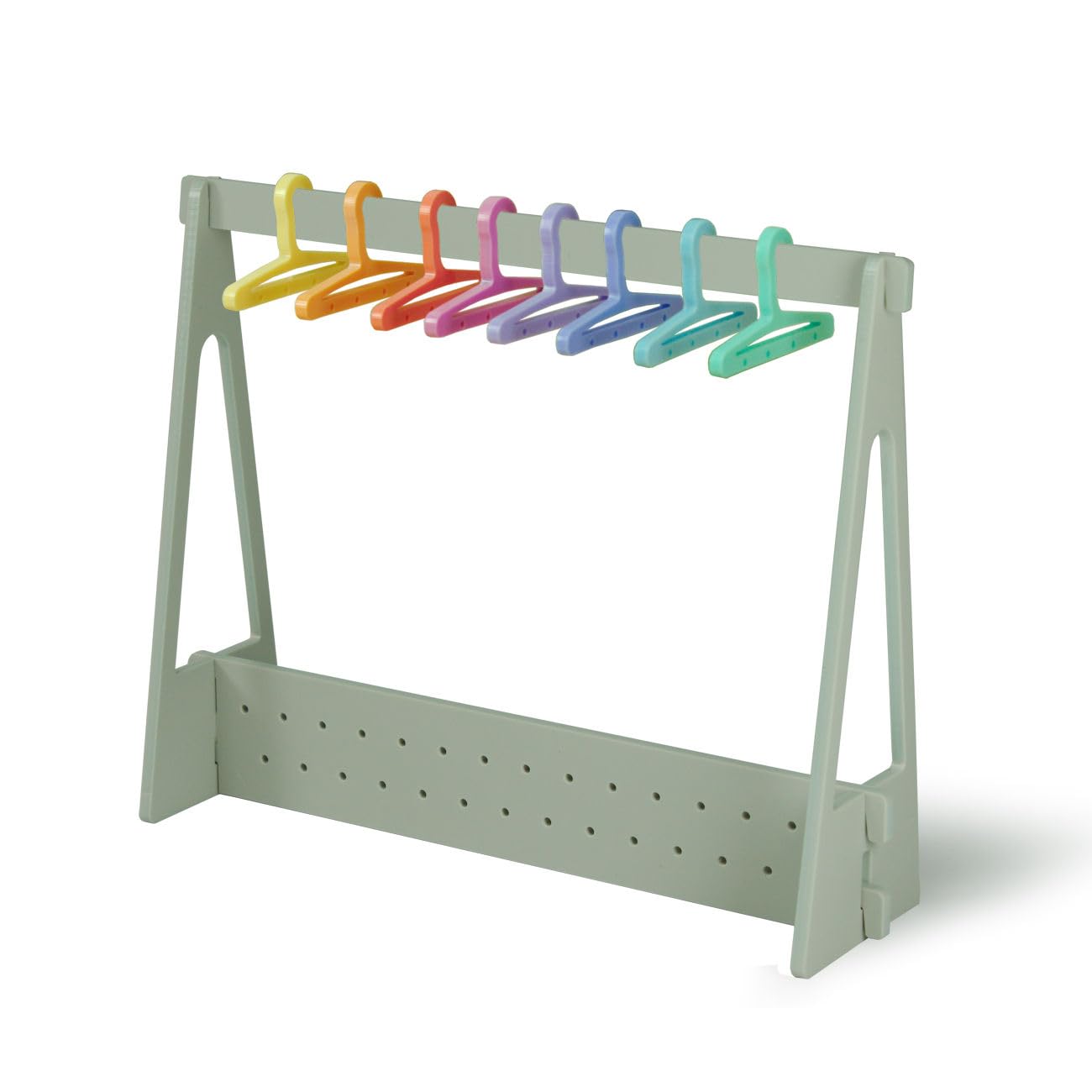 Earring Display Stand with Rainbow Hangers Storage Organiser Unique Cute Stocking Filler (Grey)