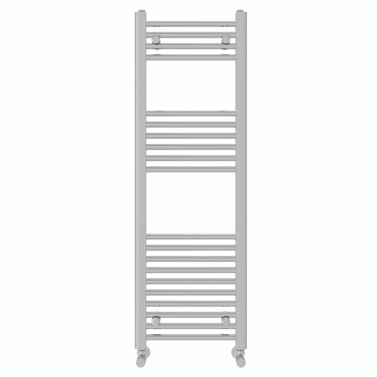 NRG Chrome Heated Towel Rail Straight Designer Radiator, 1200×400mm