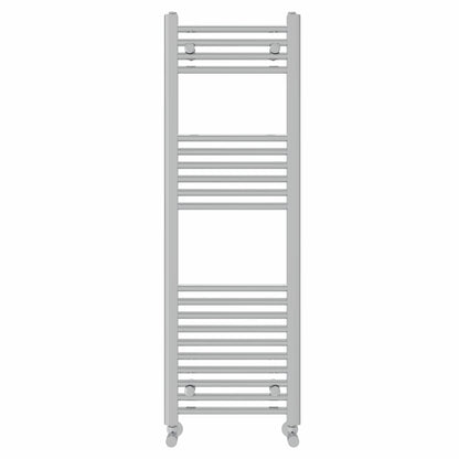 NRG Chrome Heated Towel Rail Straight Designer Radiator, 1200×400mm