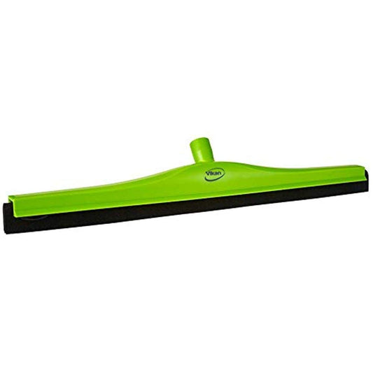 Vikan Squeegee,Fixed Head,Floor,24",PP/RB,Lime, One size, Multi