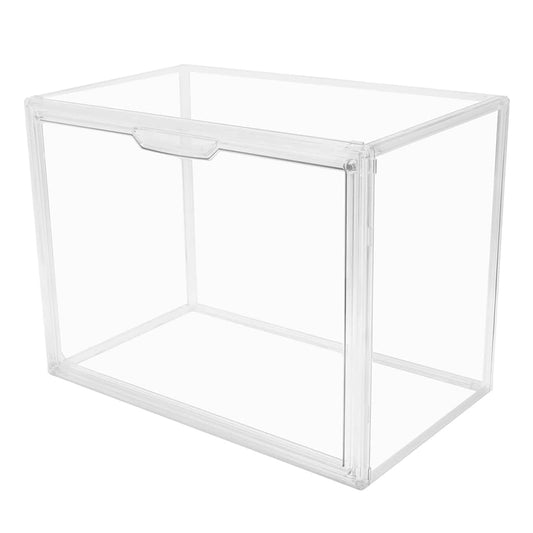 Umtiti 1 Pack Clear Plastic Handbag Storage Organizer for Closet, Display Storage Box with Magnetic Door, Dustproof Storage Bins for Book, Toys, Hat