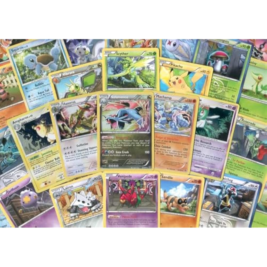 Pokemon 100 Assorted Trading Cards Lot