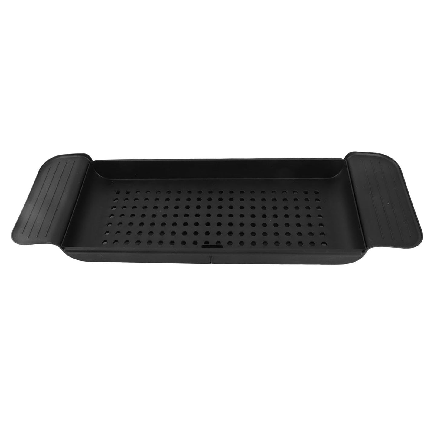 Fafeicy Bathtub Tray, Expandable Bath Tray, Adjustable Bathroom Organizers and Storage Plastic Draining Bath Caddy Tub Table for Tub Dish Drainer