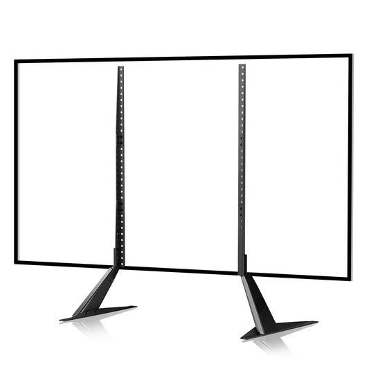 Suptek Universal TV Stand Base TV Leg with 3 Height Adjustment for Most 27-85 Inch LED, LCD TVs, Replacement Table Top TV Riser Base, Holds up to 50KG
