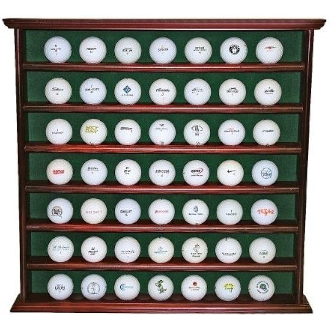Longridge Balls Display Wood Cabinet 49 Ball