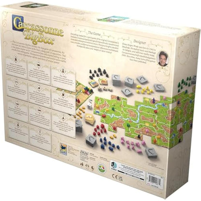 Z-Man Games Carcassonne Big Box (2022) | Board Game | Ages 7+ | 2-6 Players | 35 Minutes Playing Time, Multicoloured, (ZMGZH010)